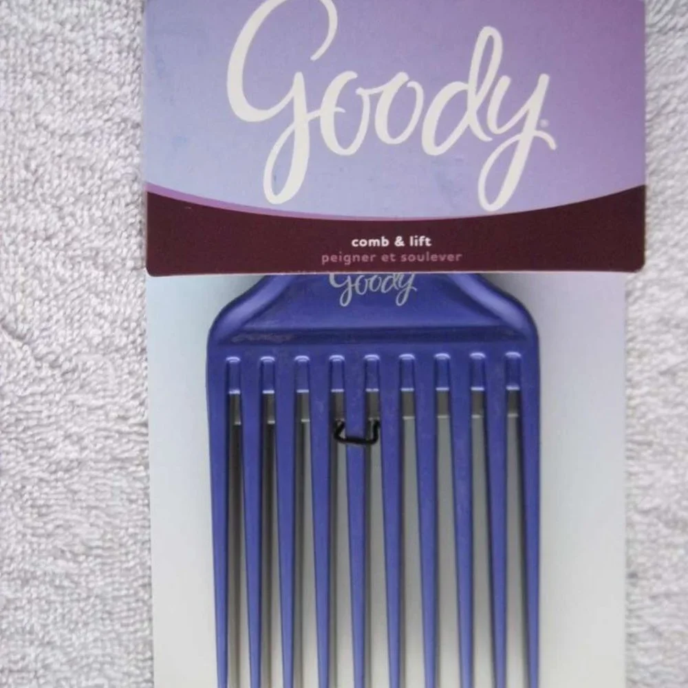 3 Goody Pick Combs Plastic Wide Space Teeth Hair Pic Lift Tool Volume Style 2015
